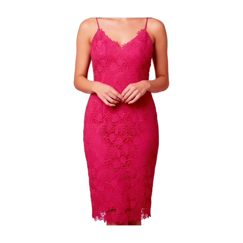 Bardot Vibrant Pink Cocktail Dress